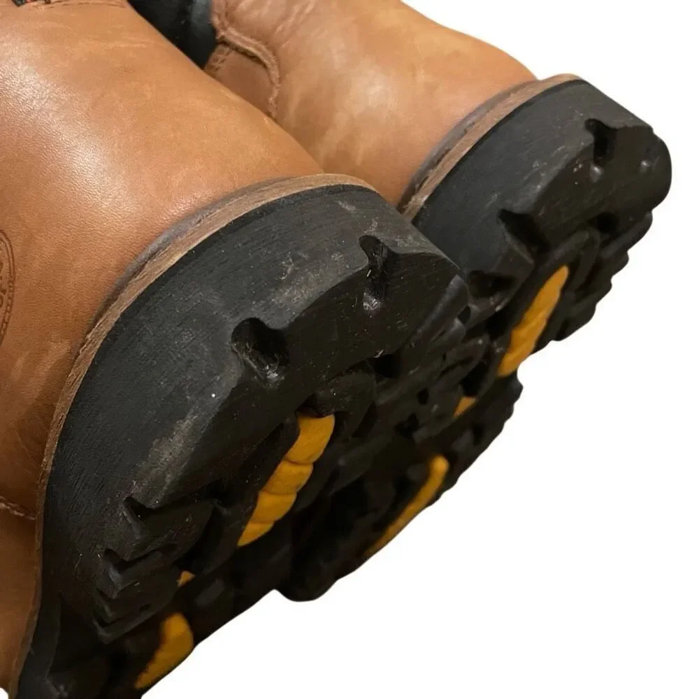 Georgia Boot Mens Steel Toe Safety Work 12M Brown Comfort Core Anti Impact G6315